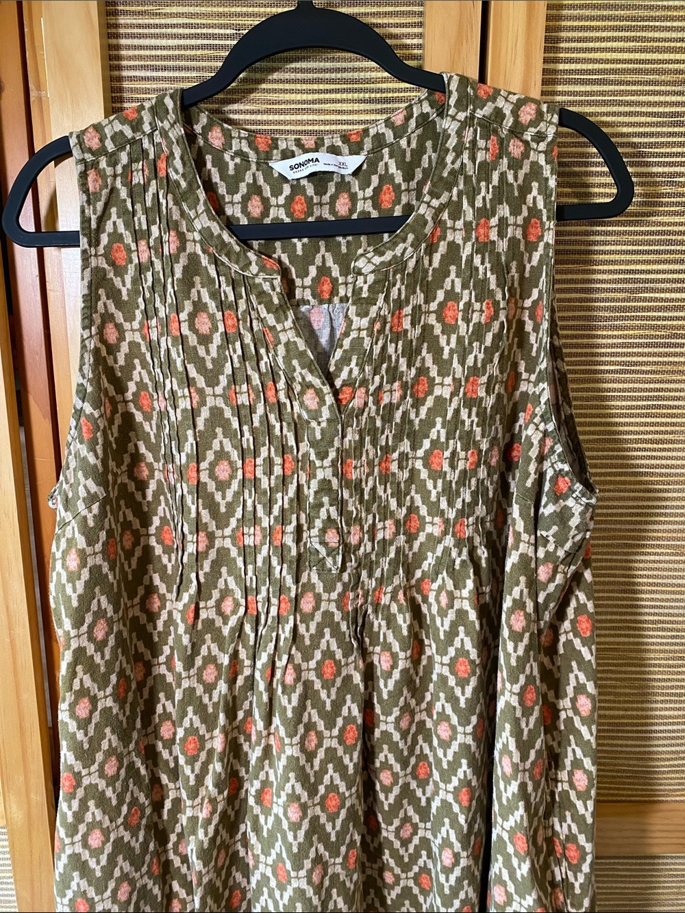 Sonoma Goods for Life Linen Blend Shift Dress Sz XXL - Picture 4 of 8